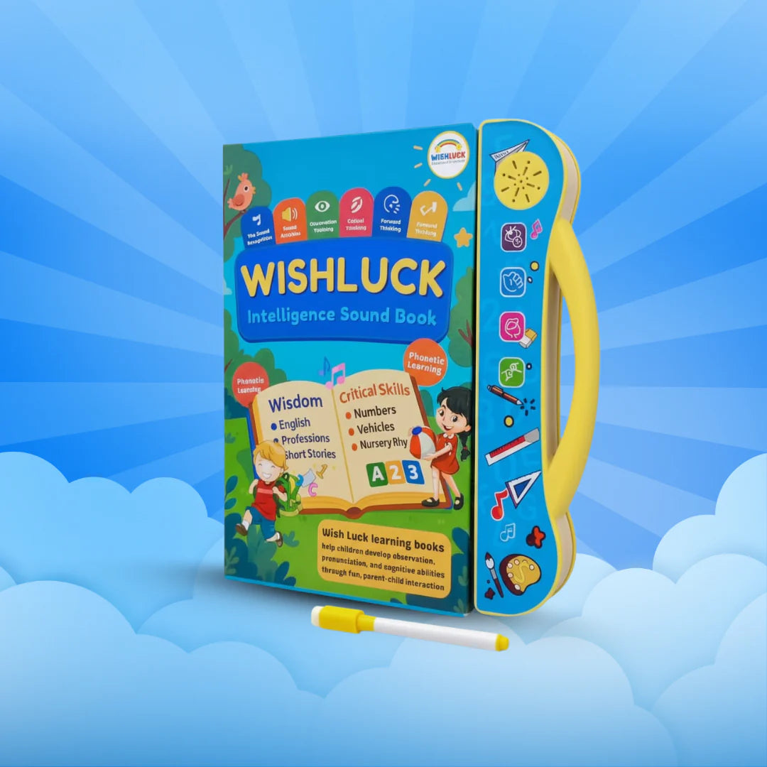 BrainBloom™ Interactive Learning Reader for Kids | Screen-Free Educational Talking Book (Ages 3–8)