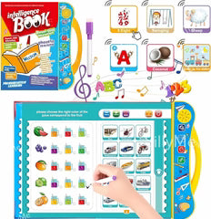 BrainBloom™ Interactive Learning Reader for Kids | Screen-Free Educational Talking Book (Ages 3–8)