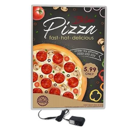 Premium LED Slim Light Box – Backlit Poster Display Frame