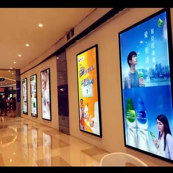 Premium LED Slim Light Box – Backlit Poster Display Frame